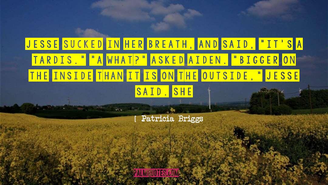 Tardis quotes by Patricia Briggs