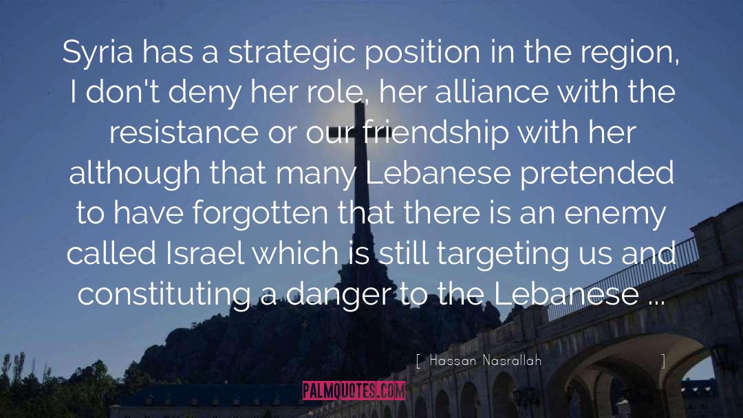 Targeting quotes by Hassan Nasrallah