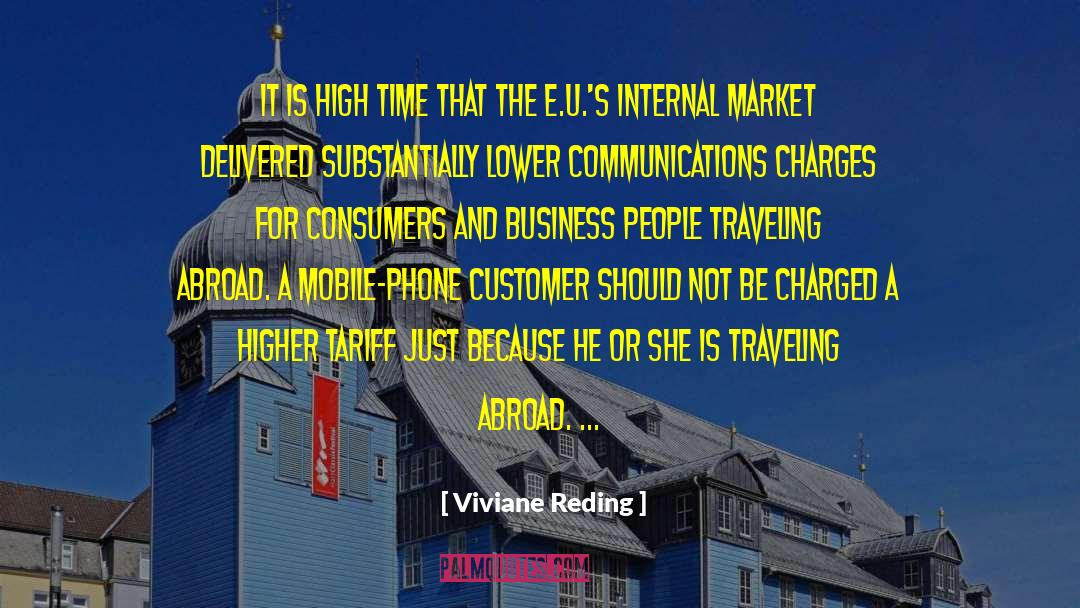 Tariffs quotes by Viviane Reding