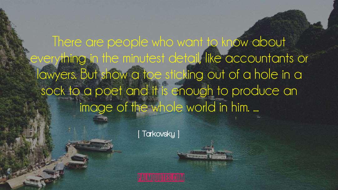 Tarkovsky quotes by Tarkovsky