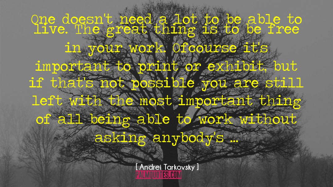 Tarkovsky quotes by Andrei Tarkovsky