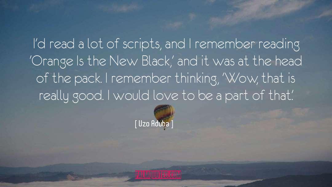 Tarot Reading quotes by Uzo Aduba