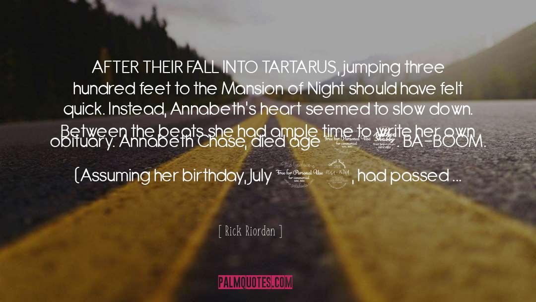 Tartarus quotes by Rick Riordan