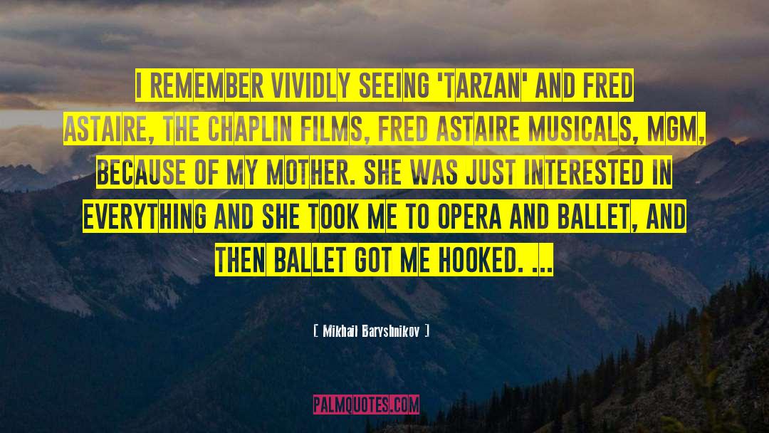 Tarzan Impersonator quotes by Mikhail Baryshnikov