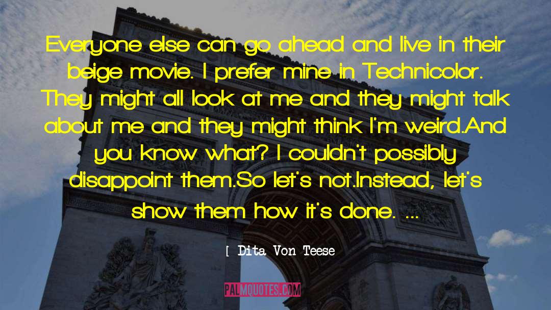 Tarzan Movie quotes by Dita Von Teese
