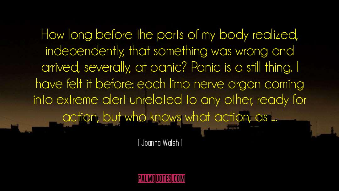 Tarzana Hospital quotes by Joanna Walsh