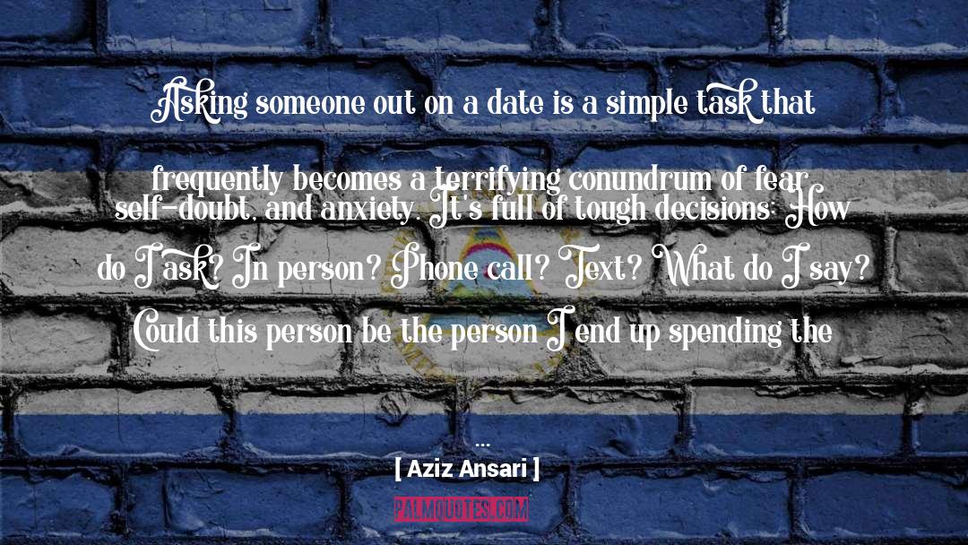 Task quotes by Aziz Ansari