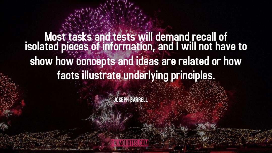 Tasks quotes by Joseph Barrell