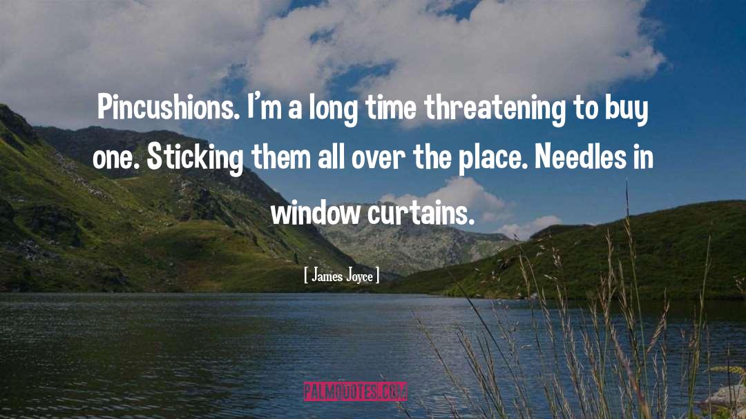 Tasseled Curtains quotes by James Joyce
