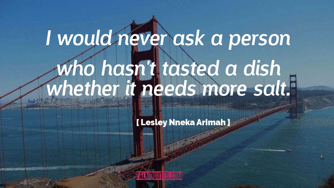 Tasted quotes by Lesley Nneka Arimah