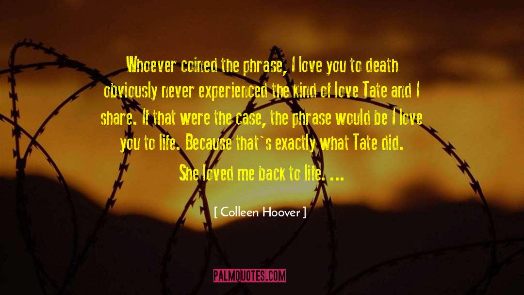 Tate quotes by Colleen Hoover