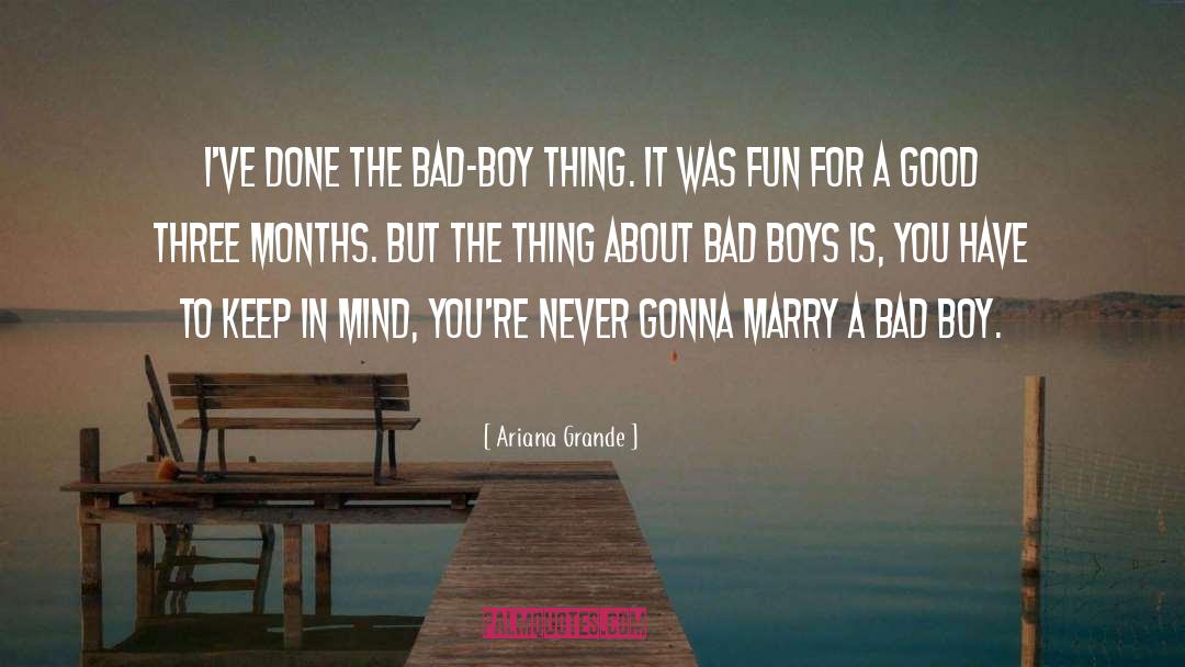 Tattooed Bad Boys quotes by Ariana Grande