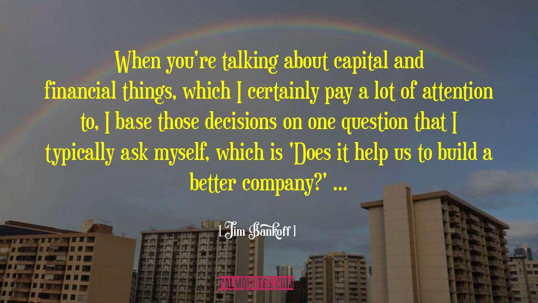 Tavenner Company quotes by Jim Bankoff