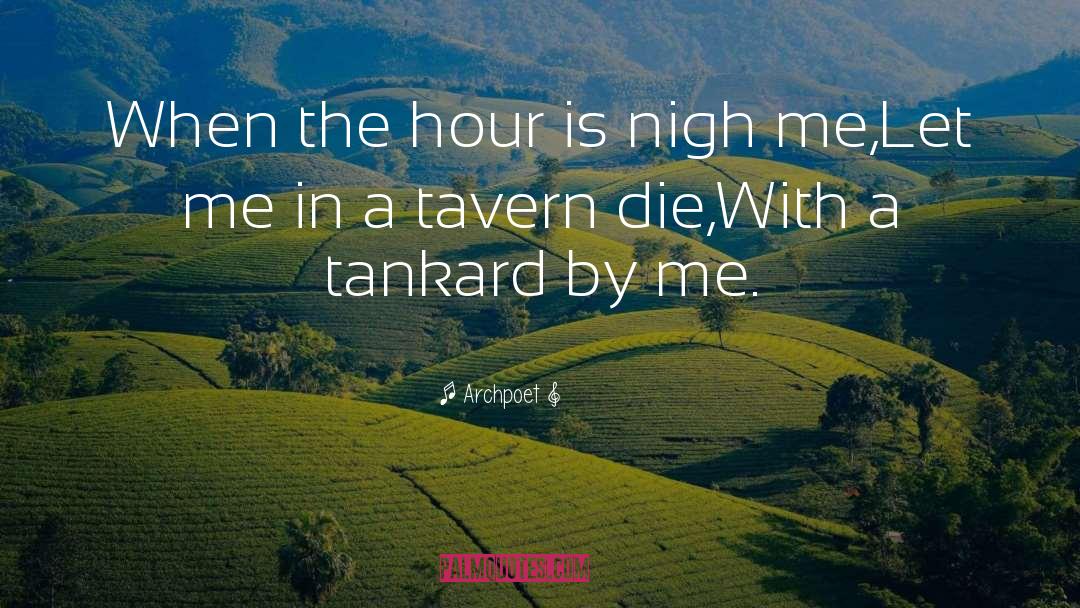 Tavern quotes by Archpoet