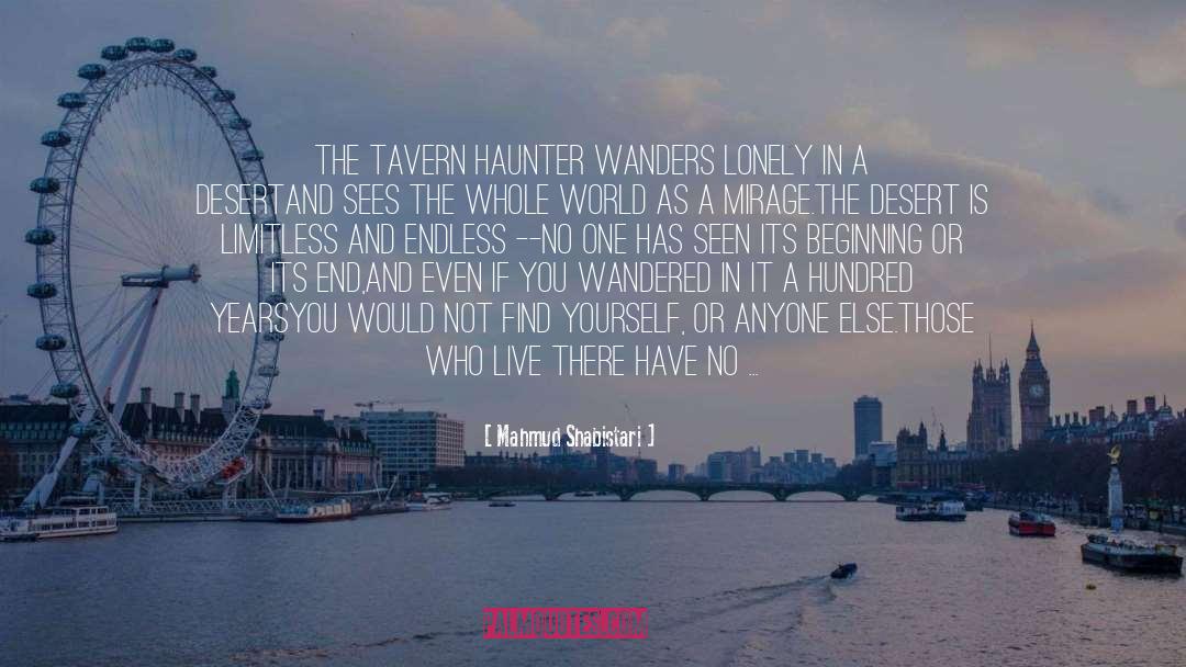 Tavern quotes by Mahmud Shabistari