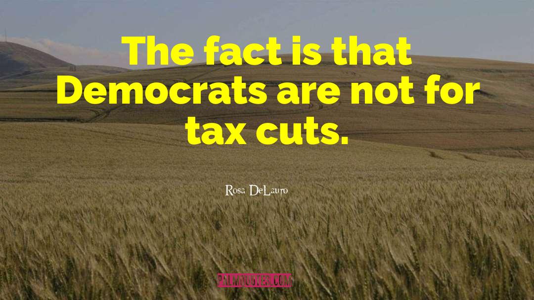 Tax Cuts quotes by Rosa DeLauro