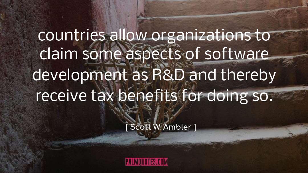 Tax Resolution quotes by Scott W. Ambler