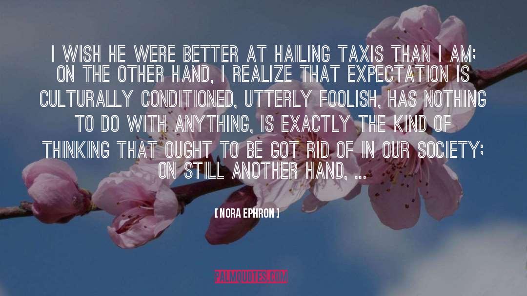 Taxis quotes by Nora Ephron