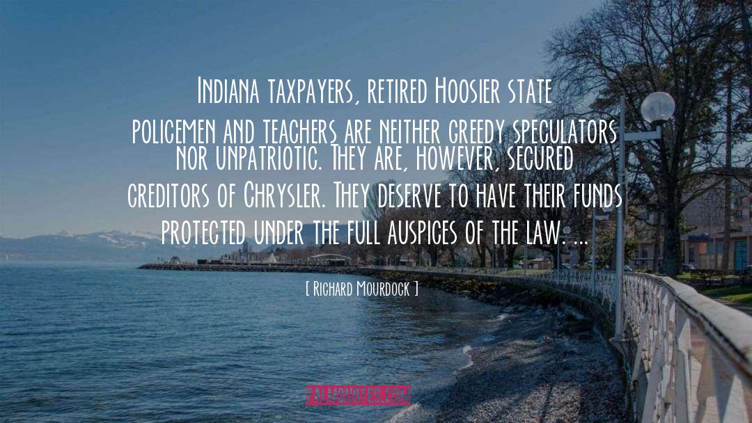 Taxpayers quotes by Richard Mourdock