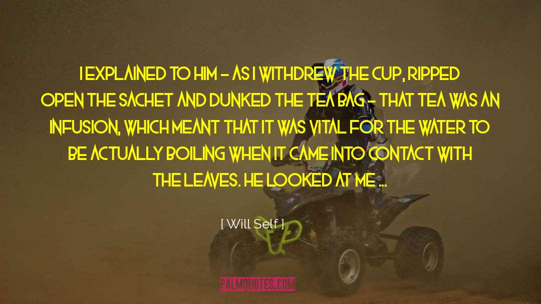 Tea Bag quotes by Will Self