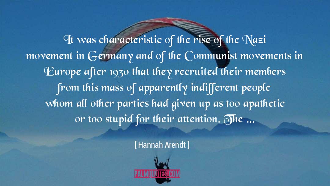 Tea Party Movement Politics quotes by Hannah Arendt
