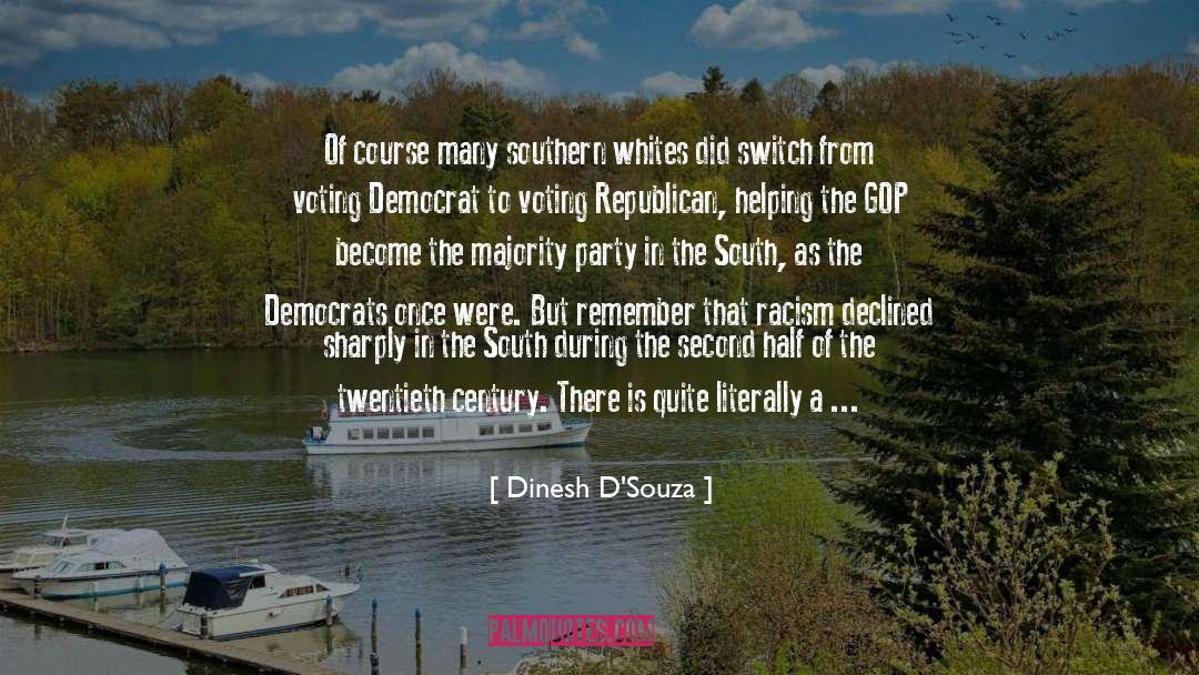 Tea Party Movement quotes by Dinesh D'Souza