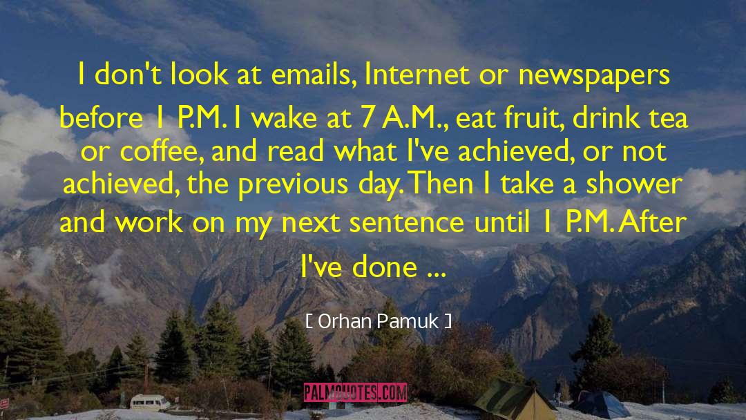 Tea Similies quotes by Orhan Pamuk