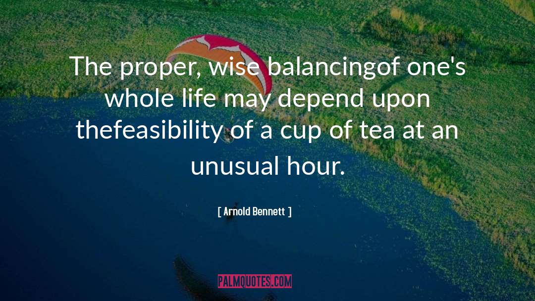 Tea Time quotes by Arnold Bennett