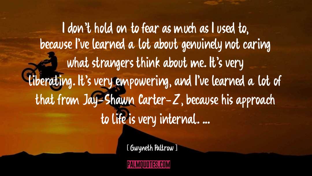 Teach A Lesson quotes by Gwyneth Paltrow