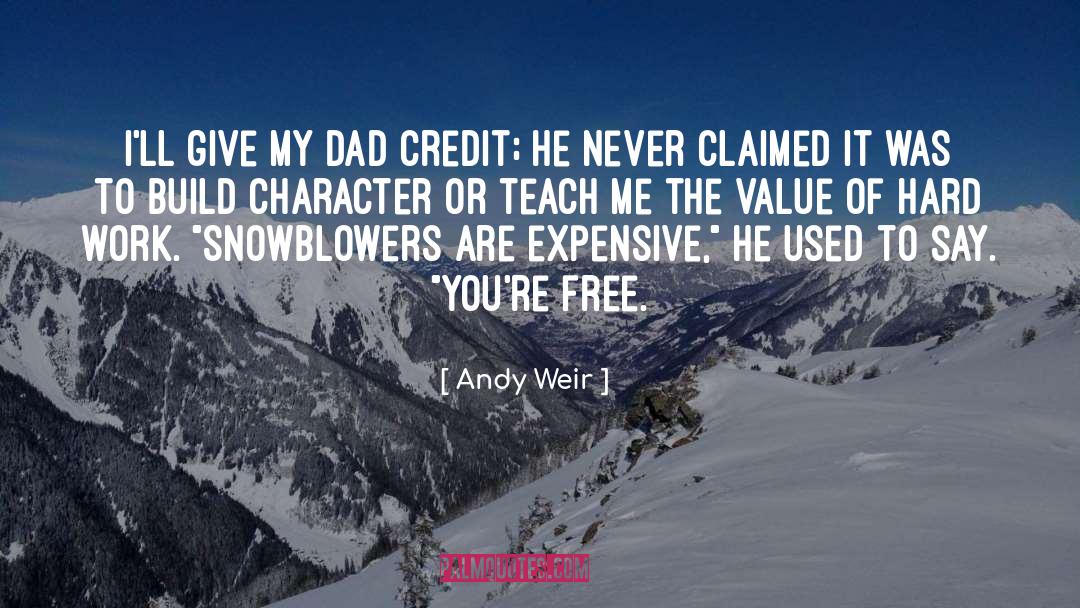 Teach Me quotes by Andy Weir