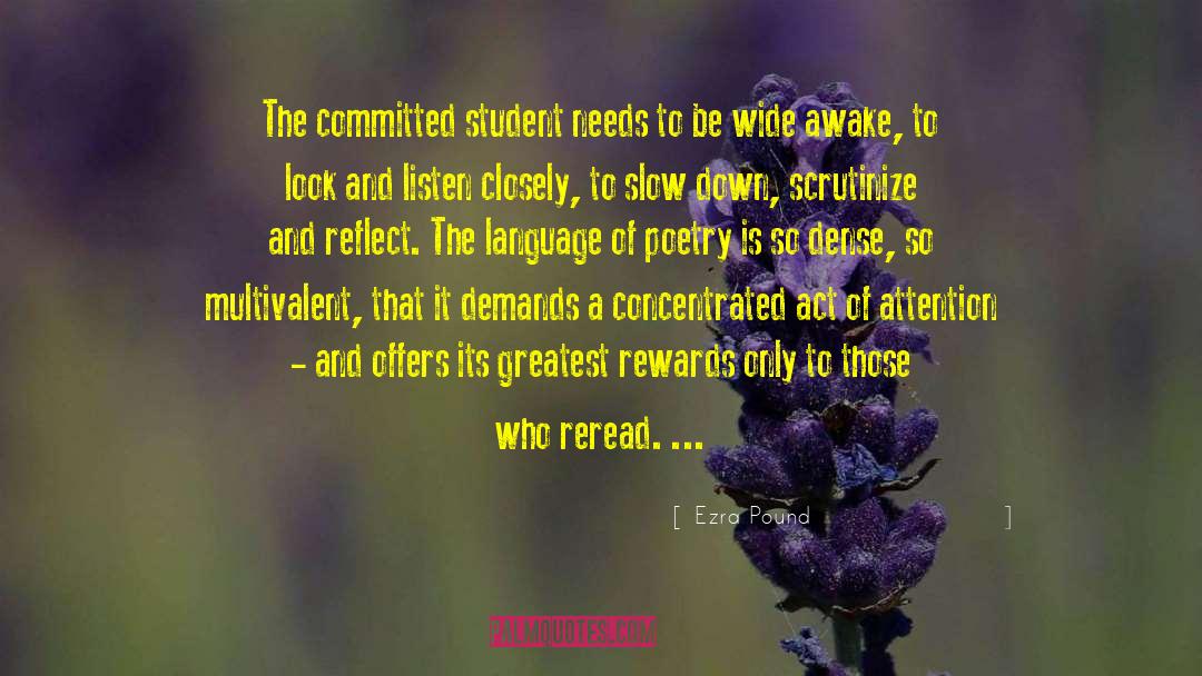 Teacher And Student quotes by Ezra Pound