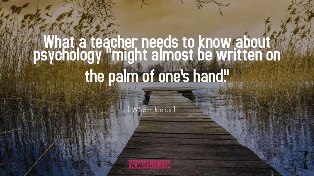 Teacher Appreciation quotes by William James