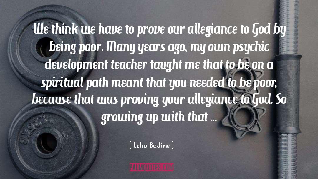 Teacher Conferences quotes by Echo Bodine