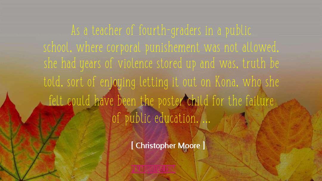 Teacher Retirement quotes by Christopher Moore