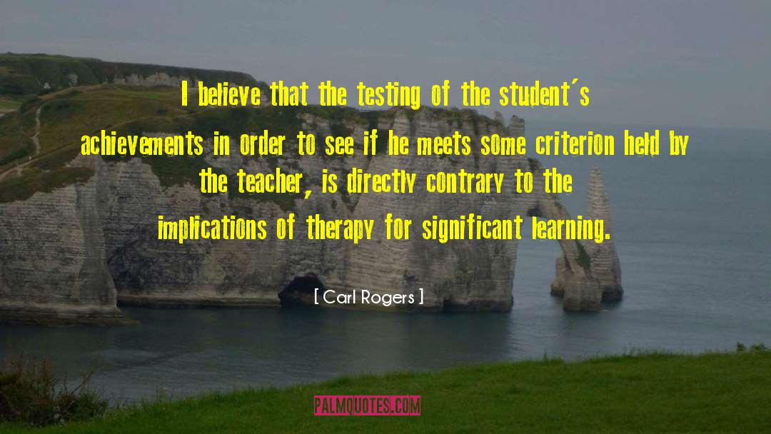 Teacher Student Romance quotes by Carl Rogers