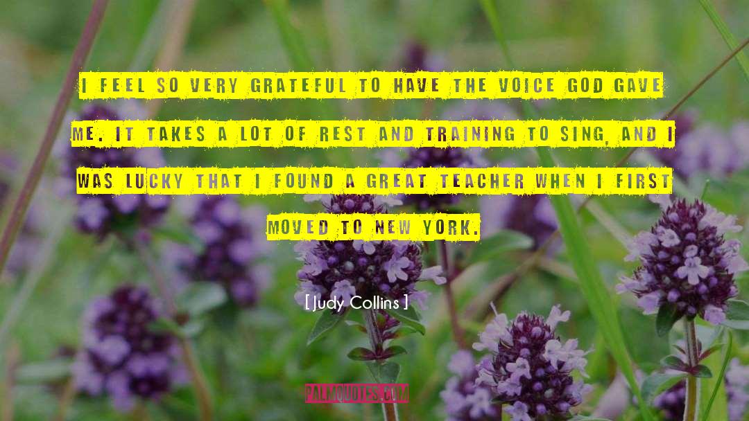 Teacher Voice quotes by Judy Collins