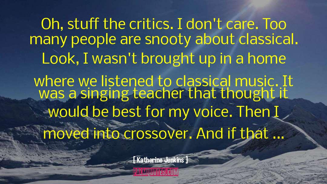 Teacher Voice quotes by Katherine Jenkins