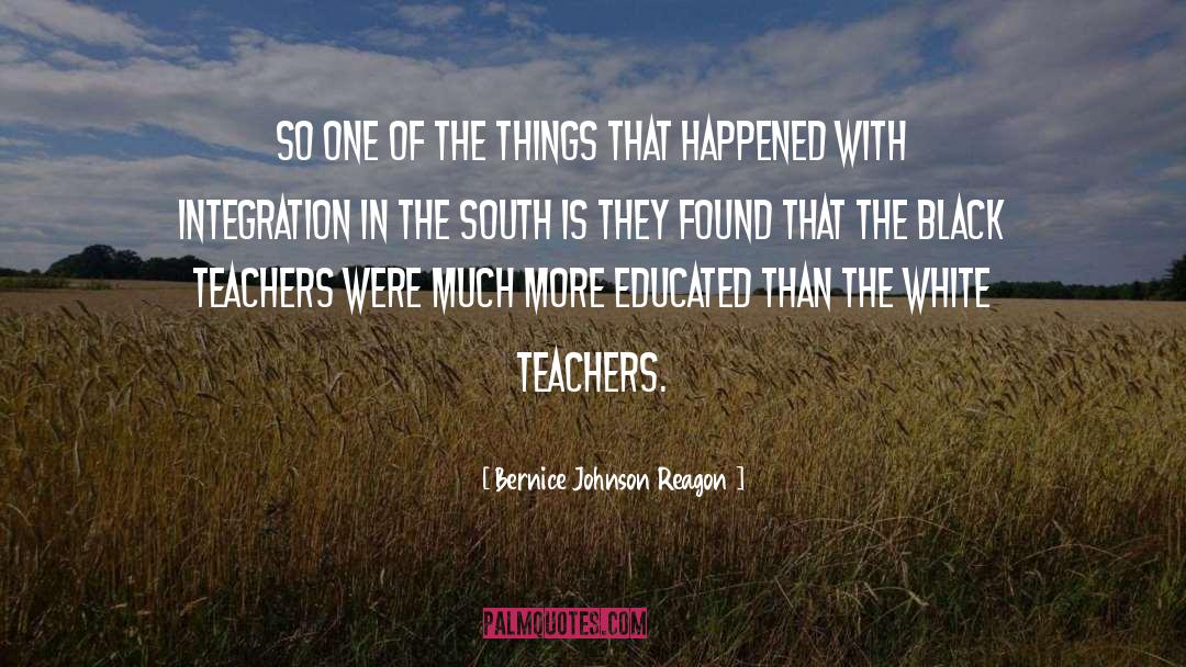 Teachers Need Other Teachers Quote quotes by Bernice Johnson Reagon