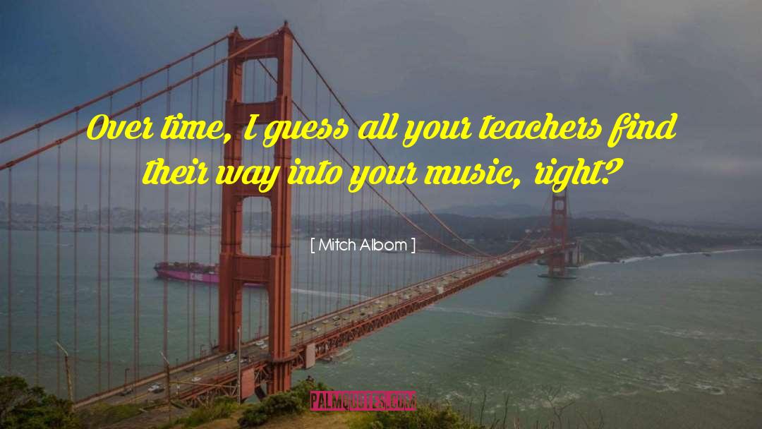 Teachers Need Other Teachers Quote quotes by Mitch Albom