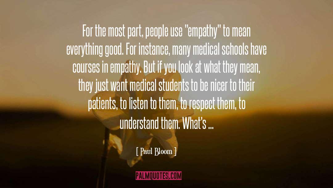 Teaching Empathy quotes by Paul Bloom