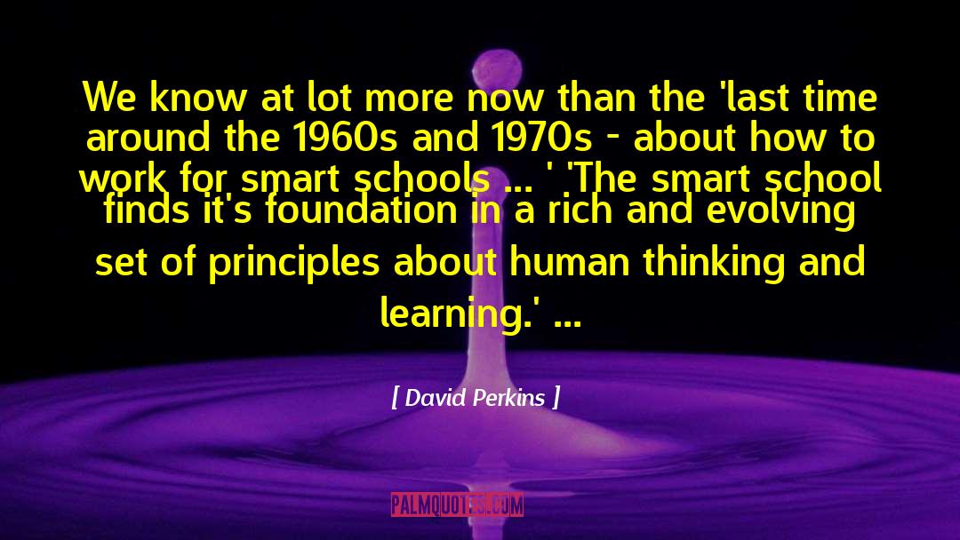 Teaching Learning quotes by David Perkins