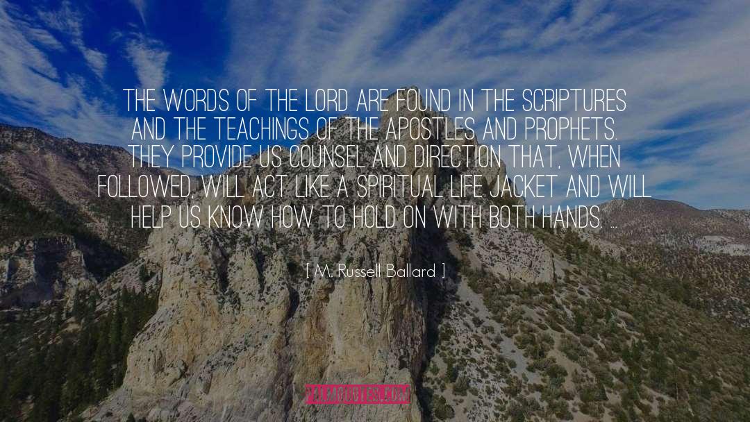 Teaching Students quotes by M. Russell Ballard