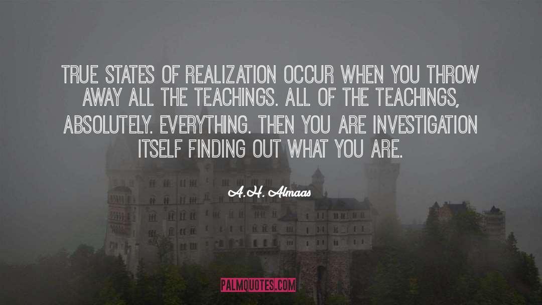 Teaching The Faith quotes by A.H. Almaas