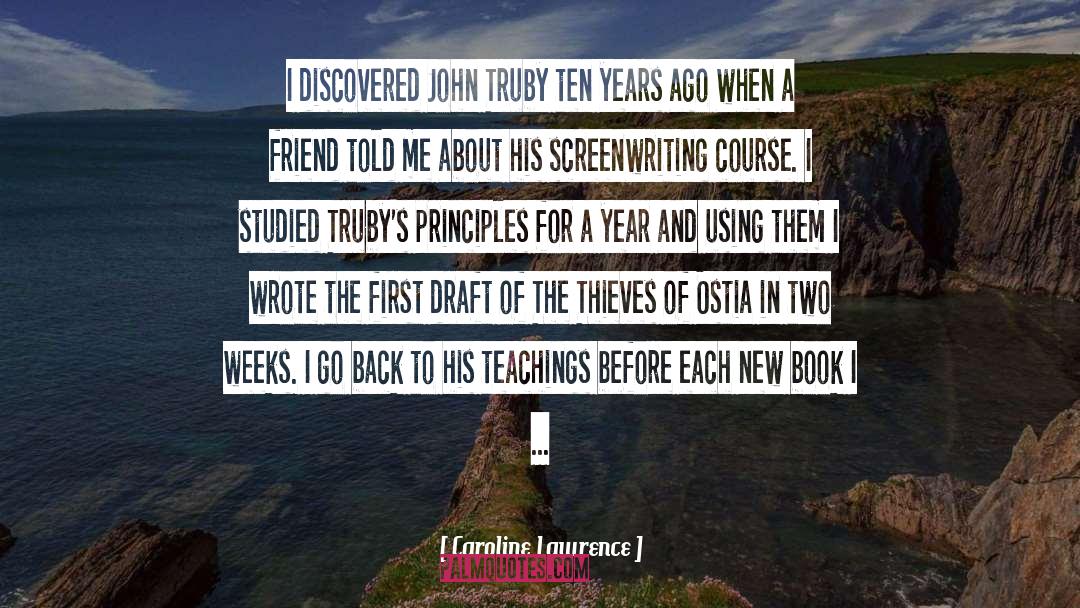 Teaching Writing quotes by Caroline Lawrence