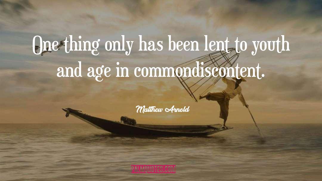 Teaching Youth quotes by Matthew Arnold