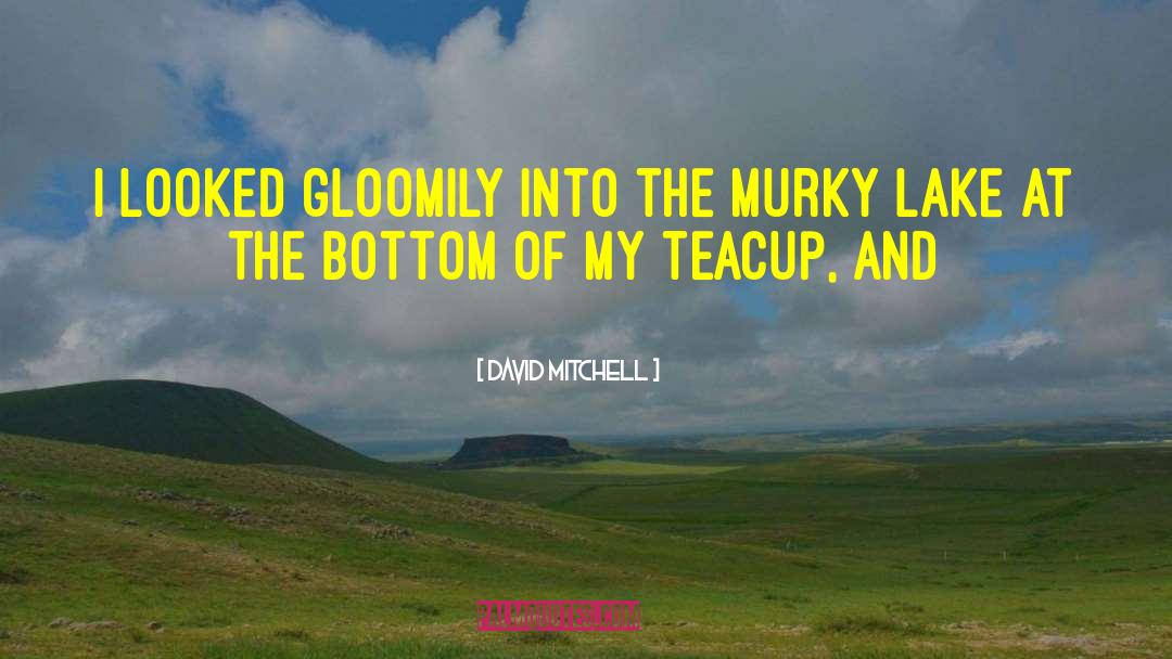 Teacup quotes by David Mitchell