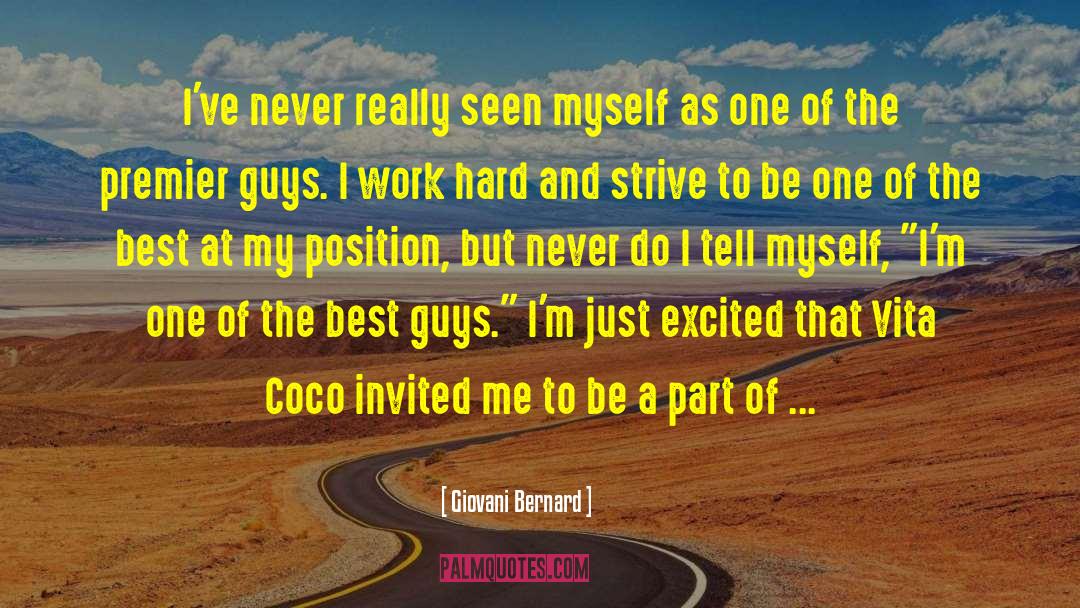 Team Accomplishment quotes by Giovani Bernard