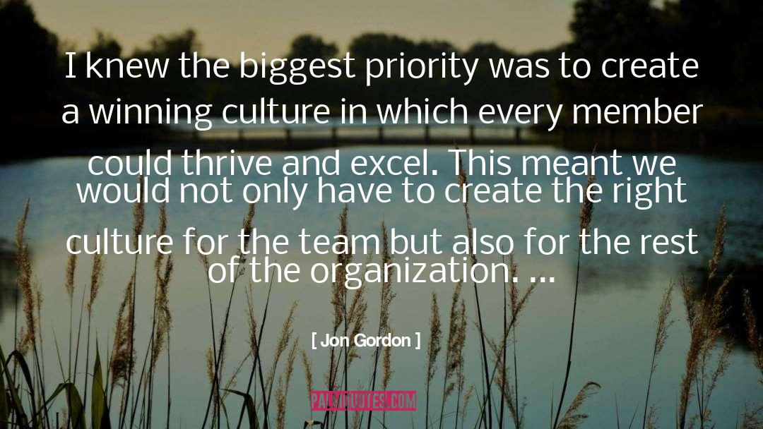 Team And Leader quotes by Jon Gordon