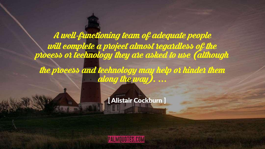 Team Assemble quotes by Alistair Cockburn