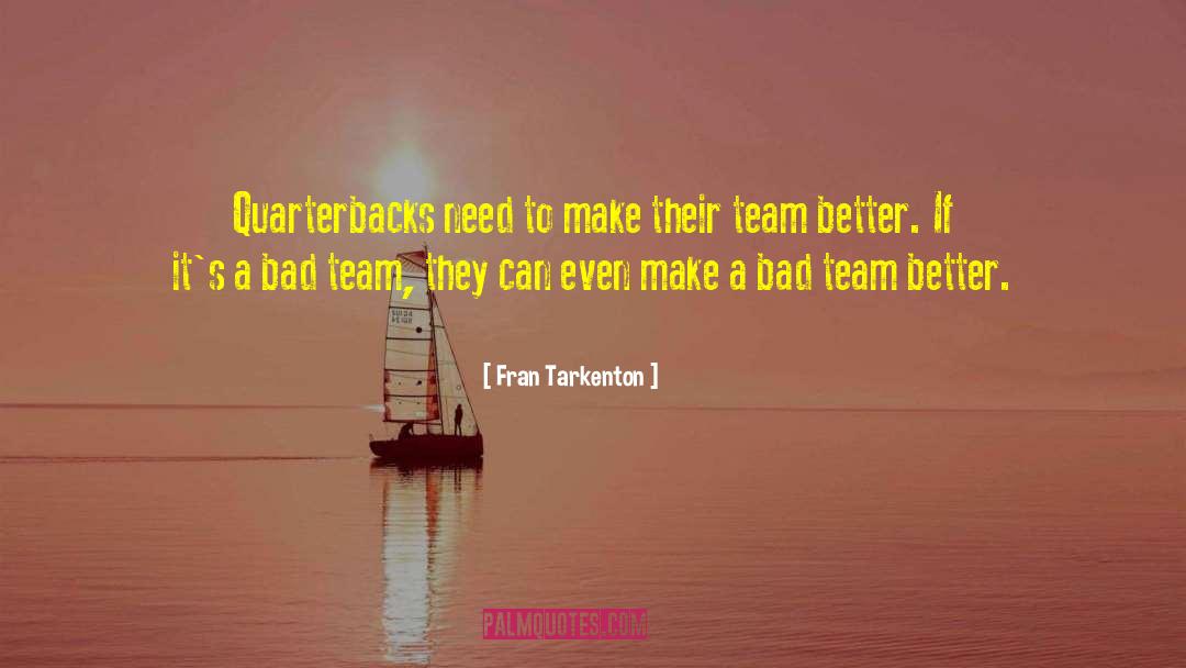 Team Award quotes by Fran Tarkenton
